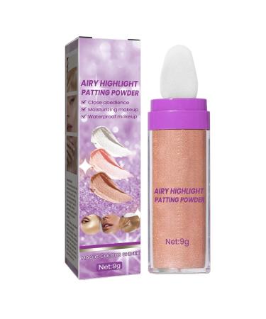 Generisch Highlighter Makeup Powder | Waterproof Brightening Powder 9g Oil-Regulating Makeup for Face and Body Skin Types