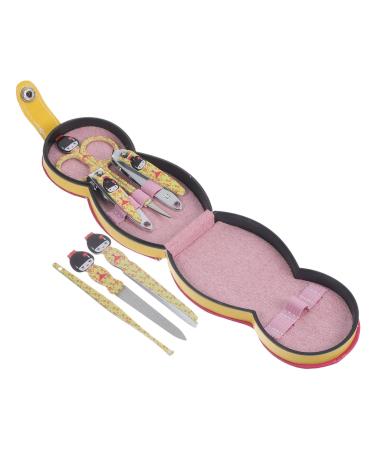 DOITOOL 3 Sets Nail Scissors Set Grooming Manicure Kit Nail Care Kit Eyebrow Tweezers Nail Care Tools Cosmetology Kit Russian Manicure Kit Nursing Manicure Care Tool Cosmetic Pu