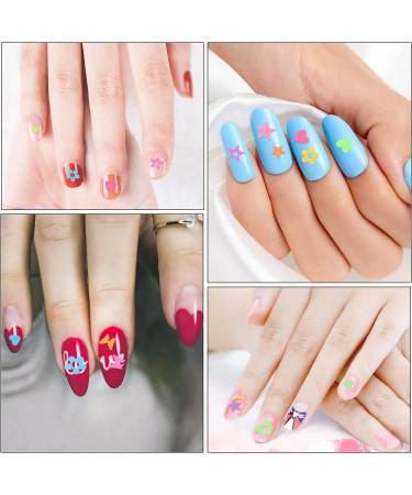 Flower Nails Flakes 12 Colors Nails Art Nail Sequins Nail Glitter Mix Color Fluorescent(02) - Buy Online on GoSupps.com