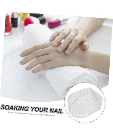 DRESSOOS Manicure Hand Soak Bowl Nail Art Accessory Nails Exfoliating Containers Nail Bowls Nail Salon Bowls Nail Art Bowls Nail Soak Bowl Manicure Tool Soaking Container Nail Art Soak Bowl - Buy Online on GoSupps.com