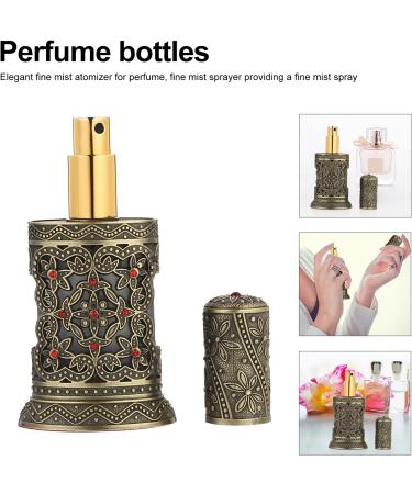Perfume Bottle Aromatherapy Bottle Fragrance Containers Spray Essential Oil Container Vintage Glass Bottle Makeup Mister Men Ornaments Composite Material Travel Pure Dew - Buy Online on GoSupps.com
