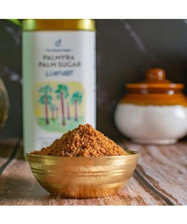 The Divine Foods | Natural Palmyra Palm Sugar | Natural Sweetener Sugar Alternative | Unrefined | Sugar for Coffee Tea & Recipes | Vegan | Natural | Non GMO (250 gm) - Buy Online on GoSupps.com