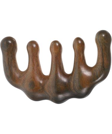 Beavorty 2ST Sandalwood Comb & Scalp Massager | Wooden Massage Tools for Relaxation | Durable Head Massage Comb (9.00x5.00x1.50cm Set of 2) - Buy Online on GoSupps.com