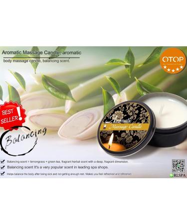 Aromatic Massage Candle - 100% Natural Soybean Massage Candles | Homemade Thai Spa Products - International Shipping Available - Buy Online on GoSupps.com