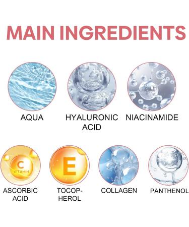 S rum Visage Professionnel 5-en-1 - Anti- ge claircissant et anti-taches contenant de la vitamine C de la niacinamide et du collag ne 30 ml - Buy Online on GoSupps.com