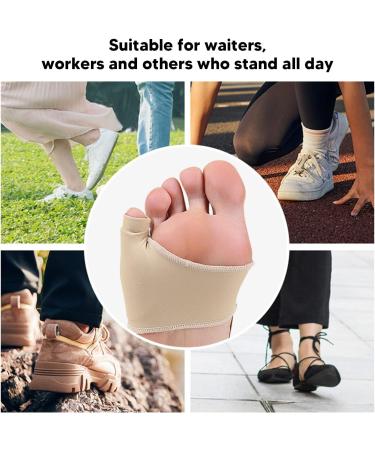 Tailors Bunion Corrector Sleeves - Reduce Pressure, Elastic Strap Pinky Toe Corrector (S) - 1 Pair - Buy Online on GoSupps.com