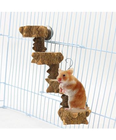 Generic Bird Ladder Bird Toy Bird Wooden Ladder Toy Wooden Parrot Bird Perch Stand Platform for Pet Training Bird Cage Accessories Decoration - Buy Online on GoSupps.com