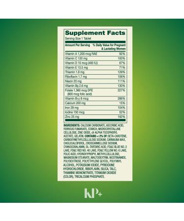 KP+ Prenatal Multivitamin Multimineral for Pregnant or Nursing Women | Prenatal Health Support | Promotes Healthy Fetal Development | 100 Tablets | Dietary Supplement | Pack of 2 - Buy Online on GoSupps.com
