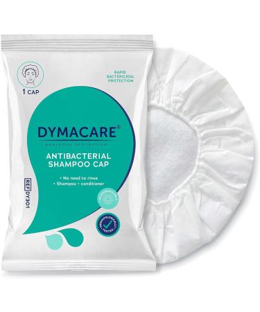 DYMACARE Antibacterial No Rinse Shampoo Cap - Rinse Free Shower & Conditioner - PH Balanced Waterless Hair Wash - 3 Caps - Buy Online on GoSupps.com
