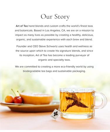 White Coconut Creme Pyramid Teabags - 12 Sachets | Art of Tea - Buy Online on GoSupps.com
