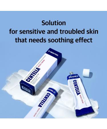 MEDI-PEEL Centella Mezzo Cream 1.01 fl oz - Cica Moisturizing Cream for Skin Breakouts & Sensitive Skin | Korean Skincare Hydration & Repair for All Skin Types - Buy Online on GoSupps.com