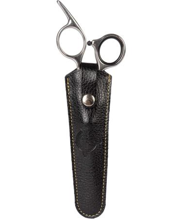 Bartmanie Beard Trimmer Set - Stainless Steel Scissors & Wooden Comb - Men's Beard Cutting Kit with Faux Leather Case (2 Pieces) - Buy Online on GoSupps.com