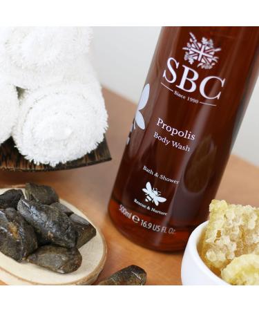 SBC Skincare Propolis Body Wash 1000ml Soothing Propolis Shower Gel For Sensitive Skin Bath And Shower Body Wash For Men And Women - Buy Online on GoSupps.com