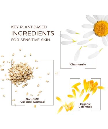 Babo Botanicals 2-in-1 Shampoo & Wash - Hypoallergenic Plant-Based Cleanser with Organic Calendula & Oat Milk for Sensitive Skin - 16 fl. oz. - Buy Online on GoSupps.com