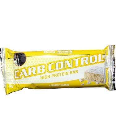 Buy Body Attack Carb Control Protein Bar Lemon 15-Pack | High Protein Snack for Weight Management - Buy Online on GoSupps.com