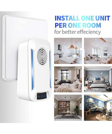 Ultrasound Pest Control - 4-Pack Insect Repeller for Mosquitoes Mice Ants Flies Spiders & Roaches | Effective Electronic Pest Deterrent - Buy Online on GoSupps.com