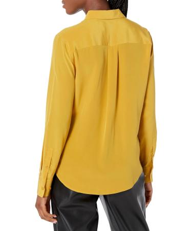 Equipment Women's Slim Signature Long Sleeve Top in Chai Tea S Chai Tea - Buy Online on GoSupps.com