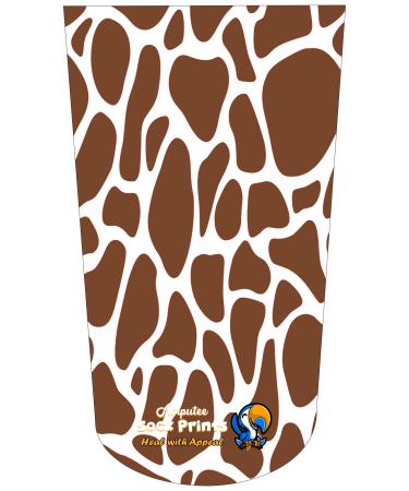 Heal with Appeal Amputee stump sock giraffe pattern V1 3ply stump sock