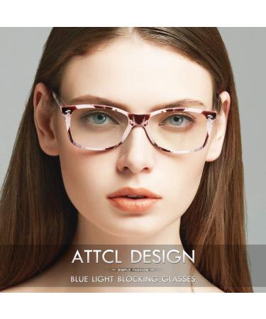 ATTCL Blue Light Filter Glasses for Men & Women - Leopard Non-Prescription Gaming & Computer Glasses to Reduce Eye Strain - Buy Online on GoSupps.com