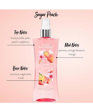 Body Fantasies Signature Fragrance Body Spray Sugar Peach 8 fl oz - Buy Online on GoSupps.com