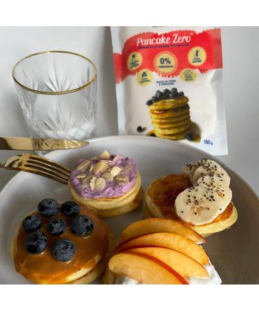 Nuvola Zero-Baking Pancake Mix - Gluten-Free Sugar-Free & High Protein | 180g Pack - Keto-Friendly Italian Mix - Buy Online on GoSupps.com