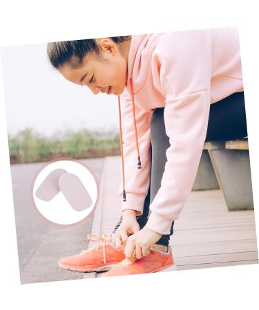 Buy NOLITOY 3 Pairs Heightening Insoles - Invisible Elevator Shoe Inserts for Men - Heel Cushion Pads for Height Increase - Comfortable Pink PU Shoe Support - Buy Online on GoSupps.com