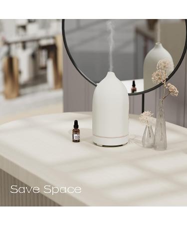 Small Room Essential Oil Diffuser | Aromatherapy Diffuser for Home - White - Buy Online on GoSupps.com