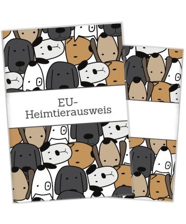 Wilhelm Fell case for the EU pet ID card for animals I Personable for your dog i personal gift idea for pet owners I protective cover for the pet ID (buddy) EU home.