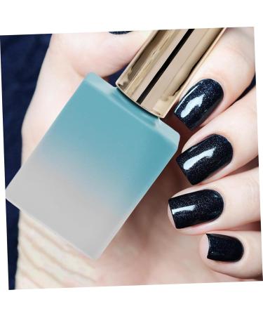  SHERCHPRY SHERCHPRY 8 Piece Refillable Manicure Bottles with Integrated Brush Nail Polish Bottles in Stylish Gradient Blue for Precise Application Travel Use - Buy Online on GoSupps.com