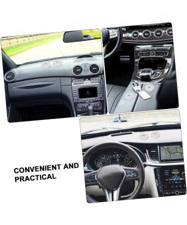 15pcs Aromatherapy Car Diffuser Pads - Essential Oil Refills for Vent Clips & Air Fresheners - Hollow Replacement Pads - Locket White - Buy Online on GoSupps.com