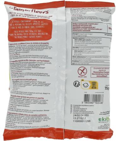  Blumenbrot Blumenbrot Petales Puffed fries made with cereals and peppers 75 g (1) - Buy Online on GoSupps.com