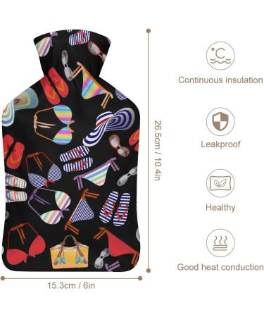 Plush Bikini Hot Water Bottle - Hand Warmer for Adults & Kids | 26.5x15.3cm - International Shipping Available - Buy Online on GoSupps.com