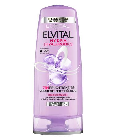 L'Or al Paris Elvital Moisturizing Rinse for shiny hair conditioner with hyaluron for a moisture boost Hydra Hyaluronic 250 ml - Buy Online on GoSupps.com