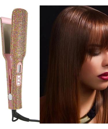 2 in 1 Hair Straightener & Curler - Fast Heating Adjustable Temperature Multi Level Heater - US Plug - Buy Online on GoSupps.com