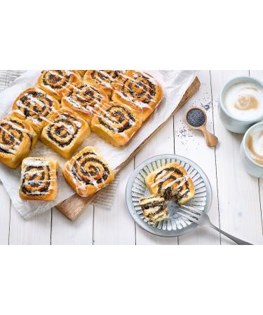 Dr. Oetker Mohn Back 4 Pack - Vegan Blue Poppy Seed Filling for Cakes & Desserts (4 x 250g) | International Shipping Available - Buy Online on GoSupps.com