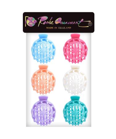 Buy RC ROCHE 6 Pieces Hair Spider Claw Clips for Women - Large Pastel Multi-Color Hair Barrette Holders - Buy Online on GoSupps.com