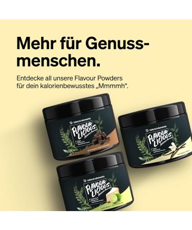 Flavourlicious Vanilla Powder - 200g 6kcal/Portion Vegan Natural Sweetness from Stevia Made in Germany - No Sucralose Lab-Tested - Buy Online on GoSupps.com