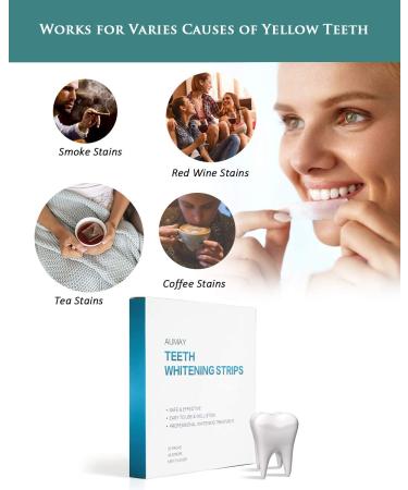 Professional Effects Teeth Whitening Strips - 20 Treatments, 40 Strips - Sensitive Teeth Whitening Kit for Coffee, Tea & Tobacco Stains - Buy Online on GoSupps.com