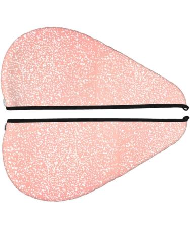 Light Red Microfiber Hair Towel - Super Absorbent Quick Dry Turbans for Curly Long Hair | Hair Bonnet Cap & Towel Wrap for Women Girls and Kids - Buy Online on GoSupps.com