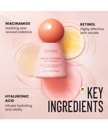 Retinol Eye Cream for Dark Circles: Revive Eye Serum for Anti-Aging - Reduces Fine Lines and Puffy Eyes for Women Day and Night Use 0.7 fl. oz - Buy Online on GoSupps.com