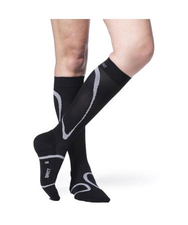 Sigvaris men's compression socks size S black