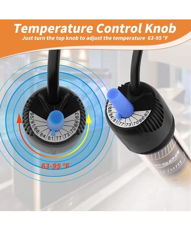 FREESEA 25W Aquarium Fish Tank Heater - Submersible, Adjustable Thermostat for Betta & Turtle - Ideal for Under 75 Gallon Tanks - Buy Online on GoSupps.com