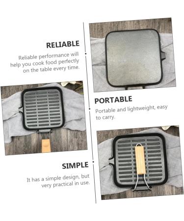 Milisten Frying Pan Pancake Griddle Stovetop Non Cooking Utensil Square Egg Pan Japanese Omelette Pan Kitchen Grill Pan Mini Griddle Pan Cooking Pot Wok Induction Cooker - Buy Online on GoSupps.com
