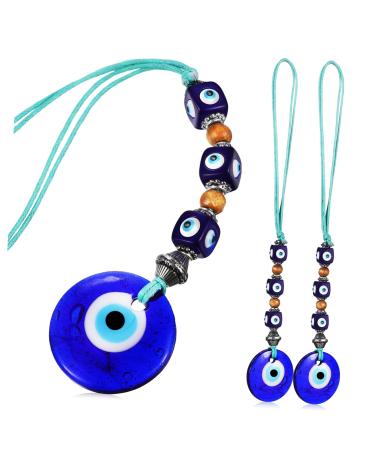 Lurrose 6 Pcs Evil Eye Charm Car Acessories Evil Eye Door Hanging Evil Eye Room Decor Devil Eye Household