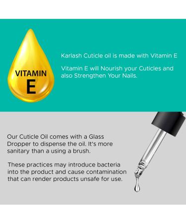 Karlash Salon Spa Brush On Cuticle Oil 0.5 oz - Milk and Honey Infused, Vitamin E Enriched for Healing and Moisturizing - Buy Online on GoSupps.com