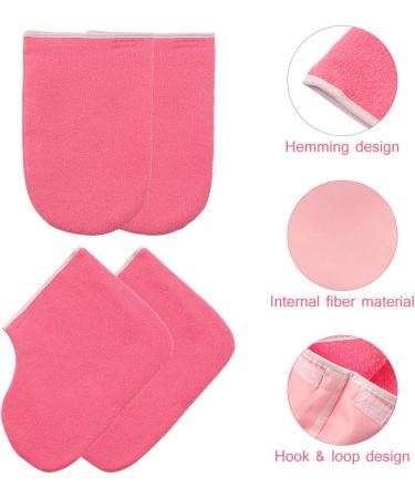 Minkissy Paraffin Wax Work Gloves and Booties Set Beauty Care Supplies for Heat Therapy Spa - Buy Online on GoSupps.com