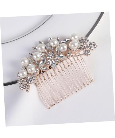 minkissy Bridal Hair Accessories Pretty Occasion Hair Accessories Hair Clips Women Wedding Rhinestone Hair Clip Rose Gold Hoop Hair Accessories Pearls European and American Bride Hair Dryer - Buy Online on GoSupps.com