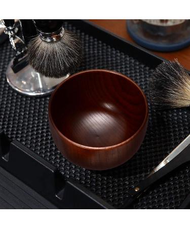 Patkaw Wood-Shaving Bowl for Men | Perfect for Wet Shaving & Razor Cream Soap | Durable & Easy Foaming - Buy Online on GoSupps.com