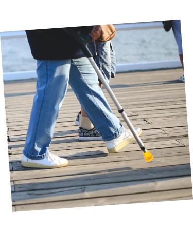 Healeved 6 Anti-Slip Pads for Crutches & Walking Sticks | Durable Trekking Stock Caps | Blushed Wooden Rubber Tips - Buy Online on GoSupps.com