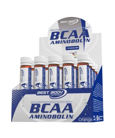 Best Body Nutrition BCAA Aminobolin 20 vials of 25 ml each Orange - Buy Online on GoSupps.com